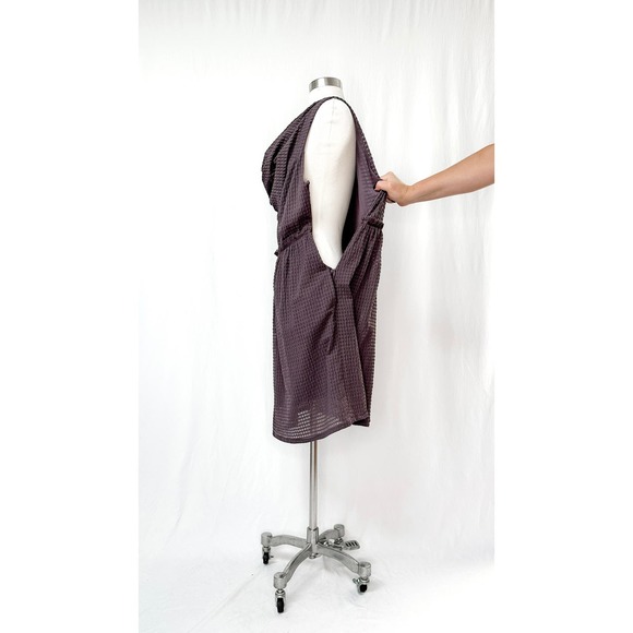 Anthropologie Ric Rac Waffle Knit Draped Dress (L) - Picture 5 of 7